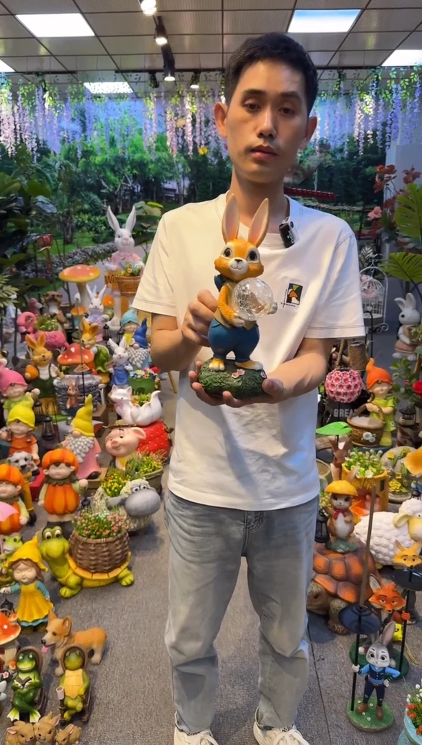 无花朵花园庭院摆件&00&