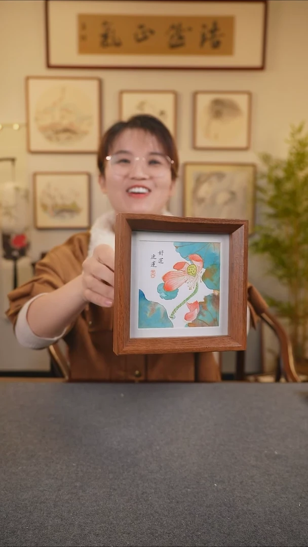 横款鹿鸣现代美术馆-岳倚竹老师作品