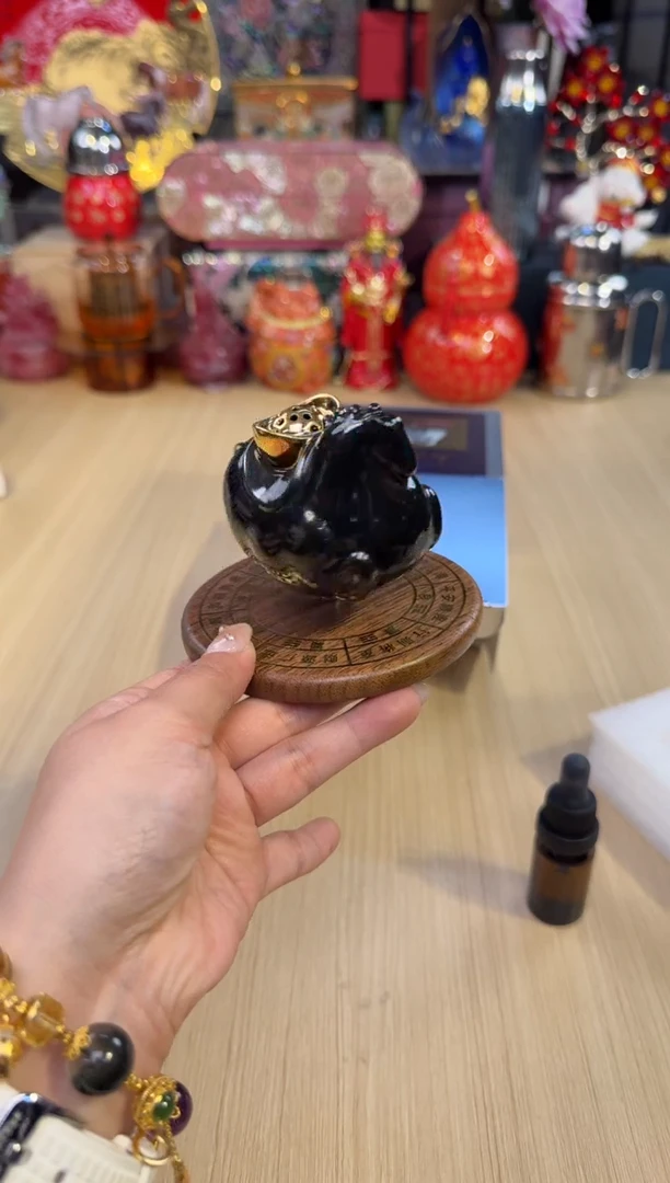 137转转马上有钱香薰-黑色