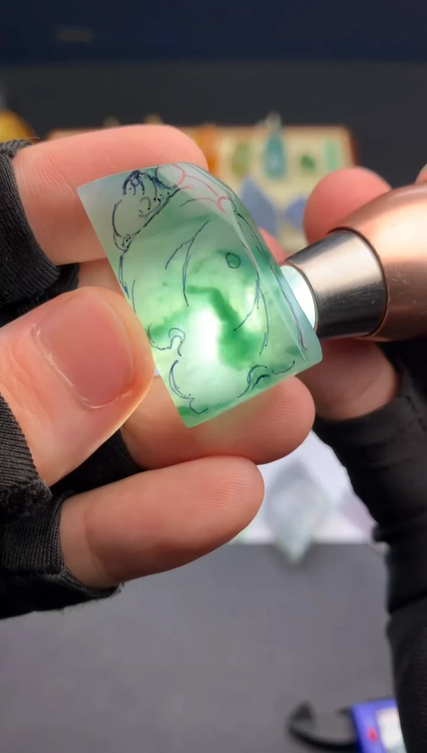 定制翡翠未镶嵌天然翡翠裸石  （含工费）