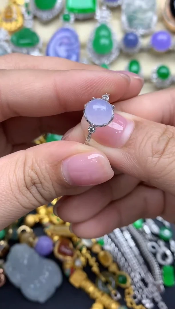 【闪购商品】翡翠戒指18K金镶嵌259-中国好珍宝