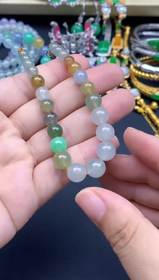 未镶嵌手链翡翠372-春日珠宝