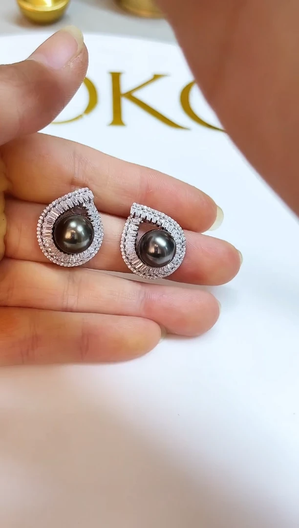 银S925镶嵌颈饰海水珍珠10mm