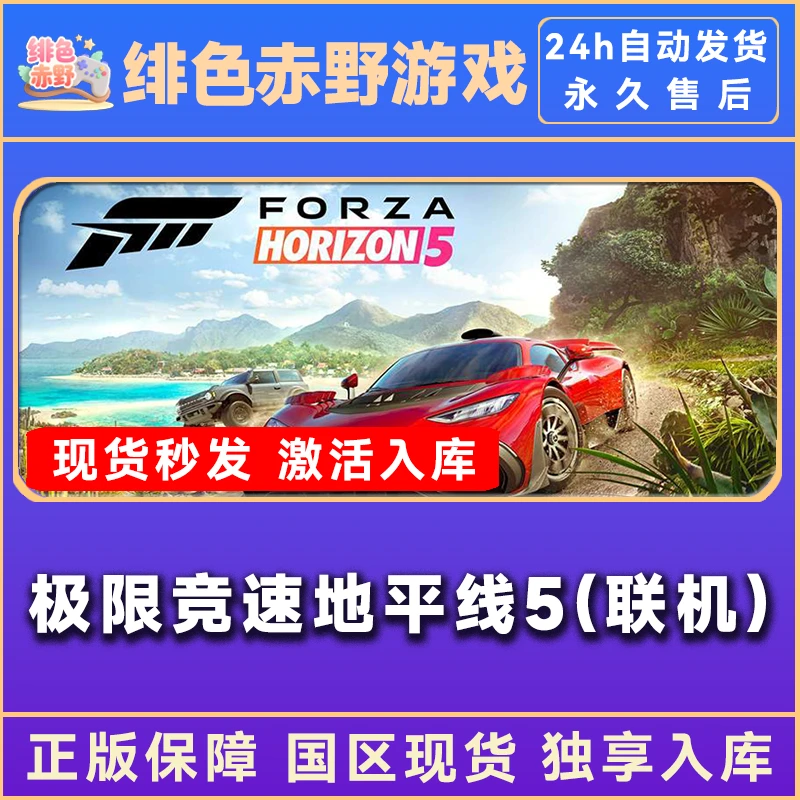 极限竞速地平线5 全DLC 在线联机 地平线5 入库电脑服务 终极版