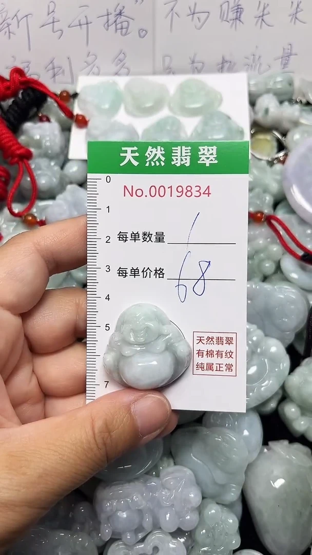 翡翠未镶嵌吊坠(不含链)9834