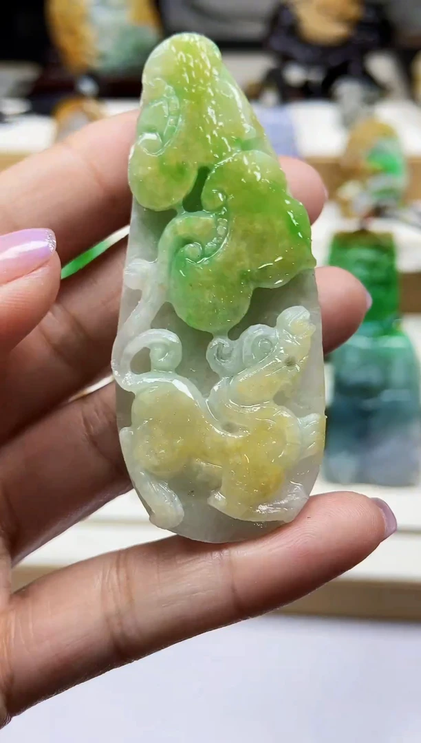 未镶嵌挂件翡翠翡翠A货