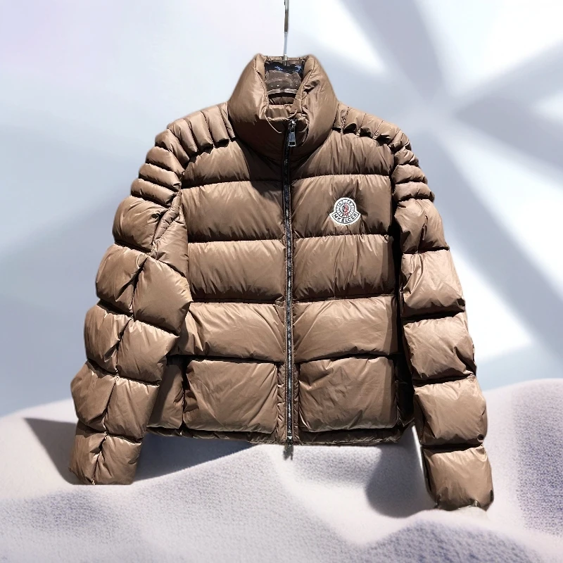 宾斯洛特情侣款羽绒服男冬季潮牌时尚面包服外套保暖休闲白鸭绒潮