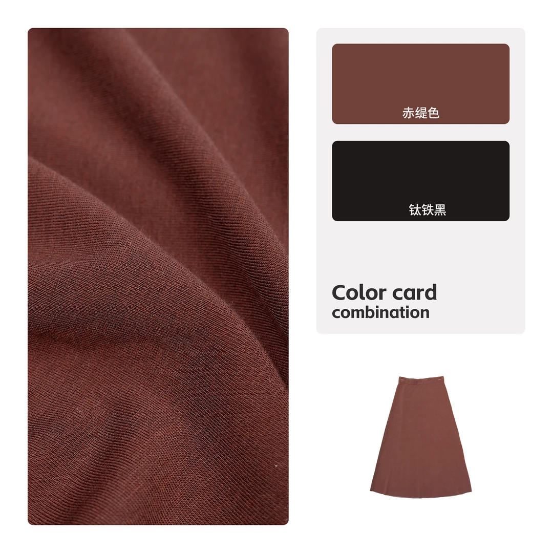 【米儿精选】HITOMI2025秋冬新款高腰羊毛半裙HQ24001