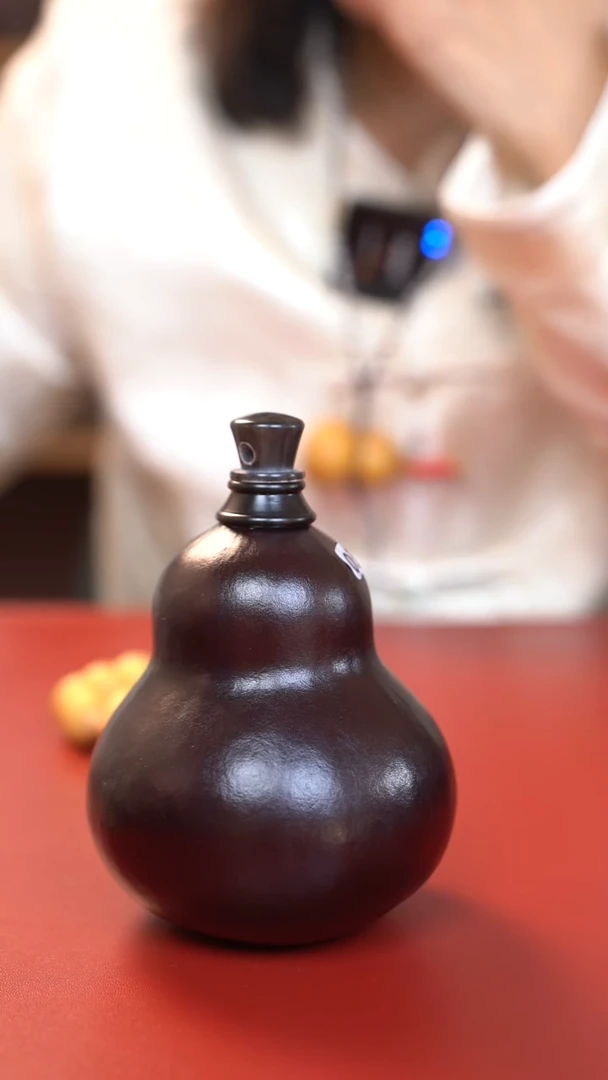 032手工大漆酒葫芦