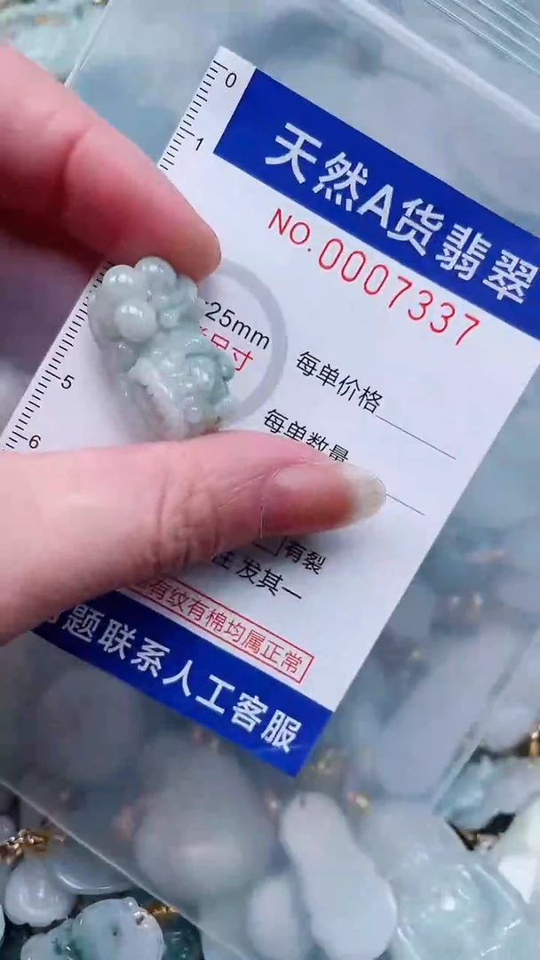 翡翠未镶嵌吊坠(不含链)1