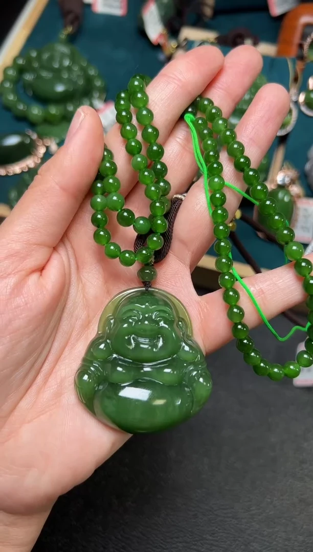 【闪购商品】和田玉（碧玉）颈饰未镶嵌碧玉