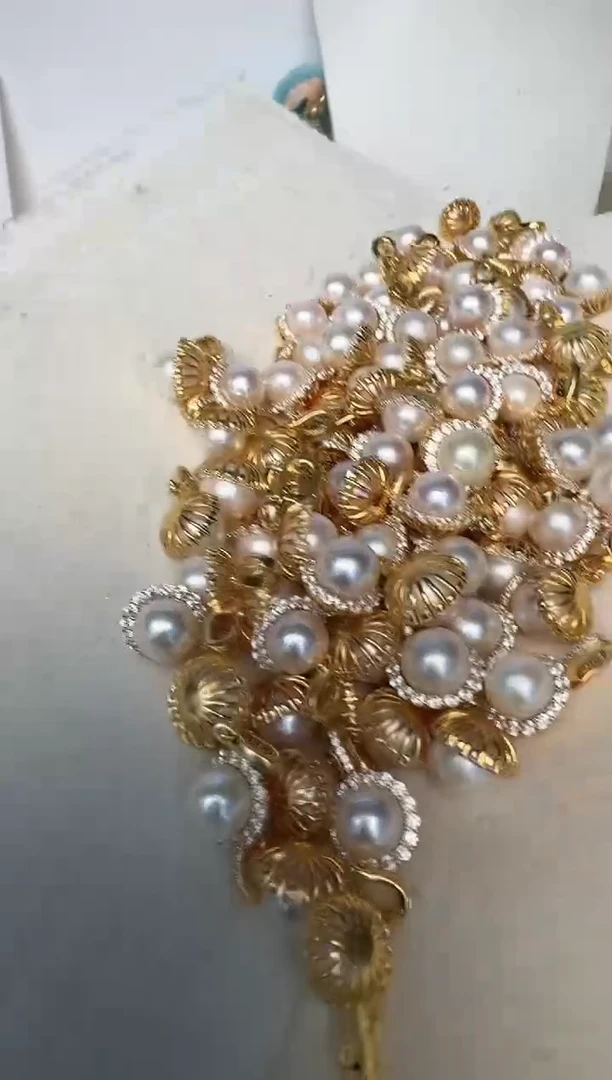 海水珍珠银S925镶嵌颈饰发其一