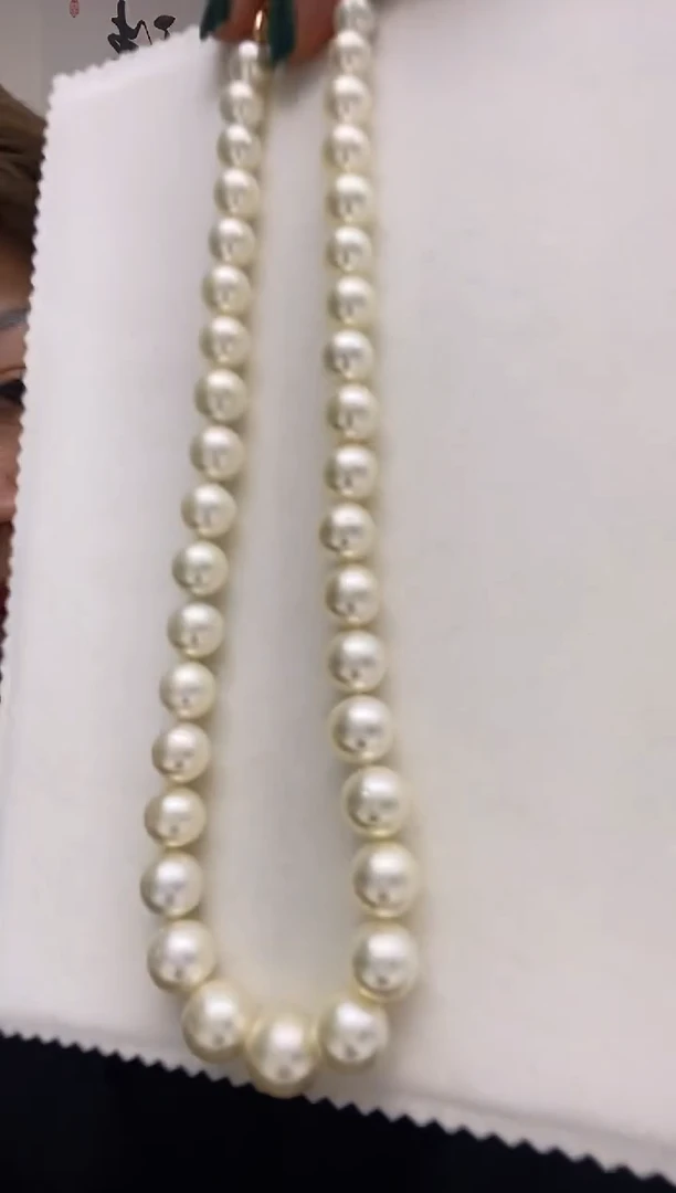 未镶嵌海水珍珠项链99 9-13.5mm