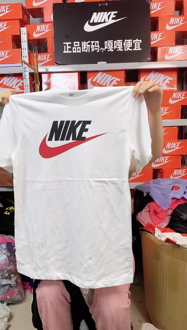 787编码 直播间过款 尺码170M 红勾白T