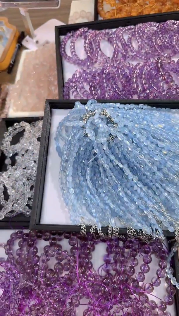 【闪购商品】海蓝宝石手串合金235/多样性发其一/卡