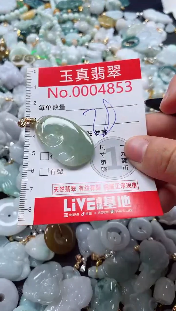 吊坠(不含链)未镶嵌翡翠4853