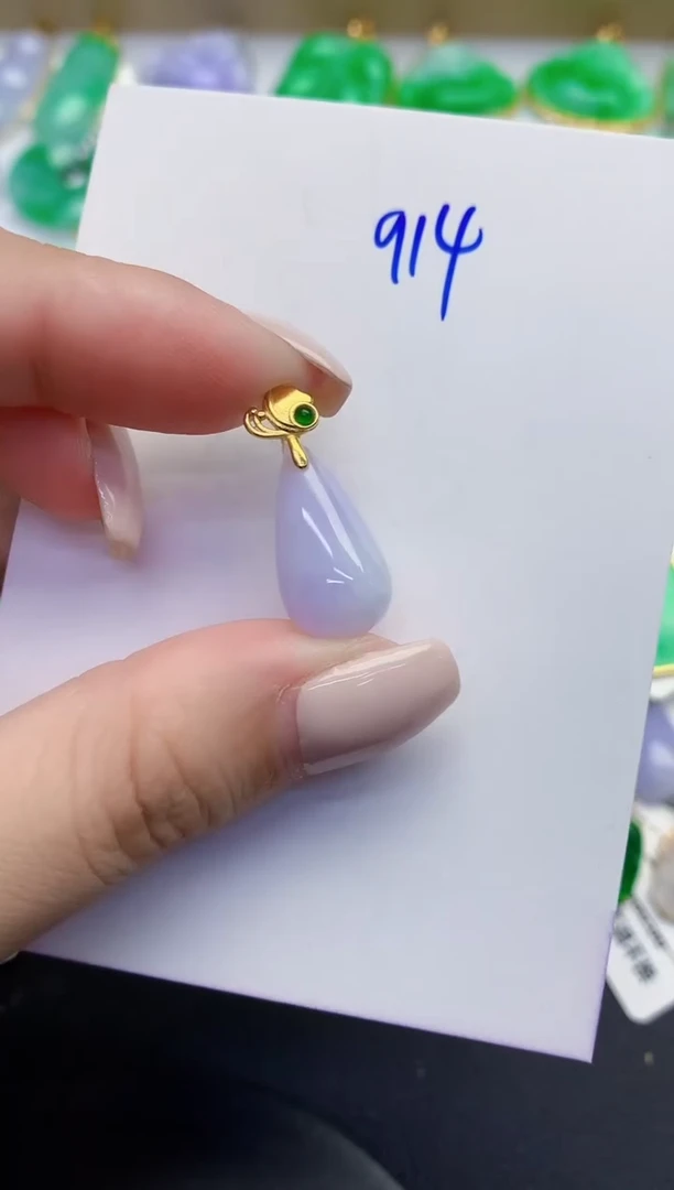 颈饰未镶嵌翡翠缅甸天然翡翠A货