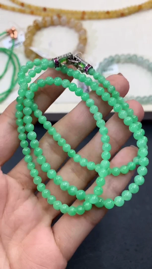 【闪购商品】翡翠颈饰未镶嵌w259      