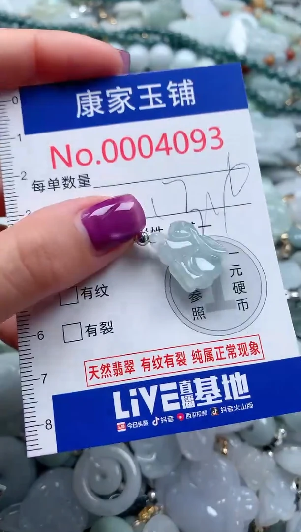 颈饰未镶嵌翡翠4093