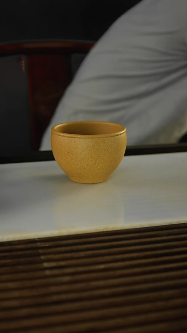 茶杯紫砂清**提黄金段缸杯190毫升