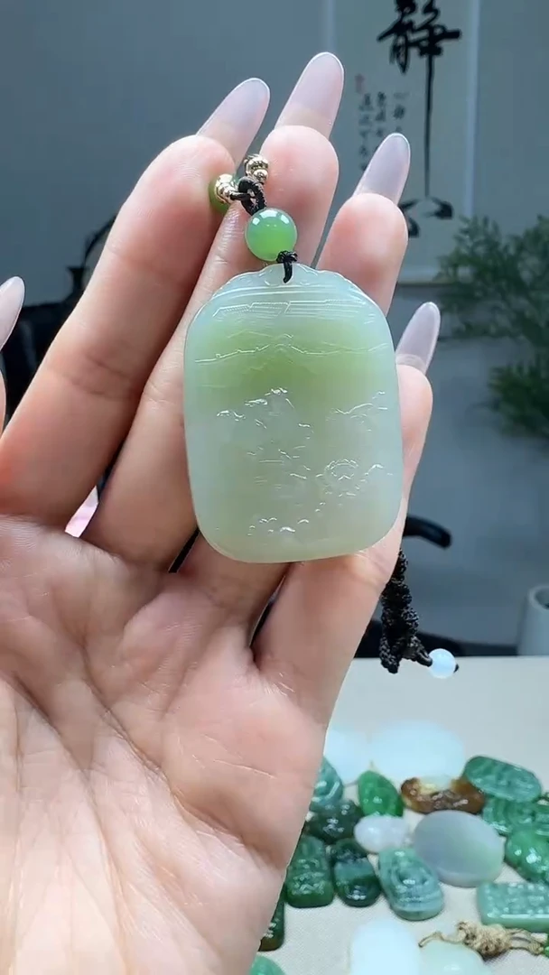 未镶嵌和田玉挂件1