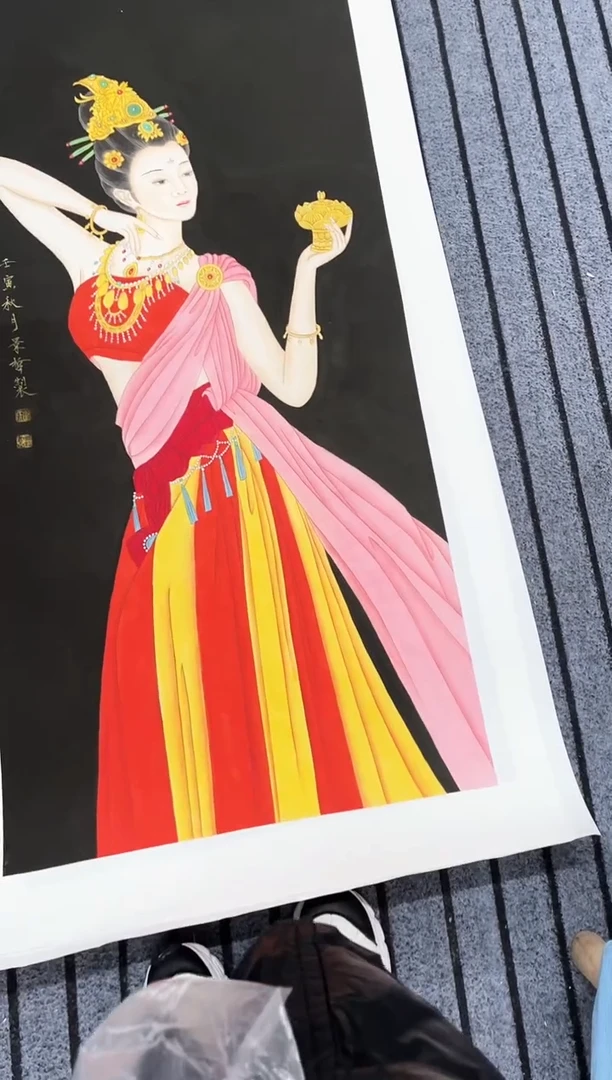 精品国画人物作品