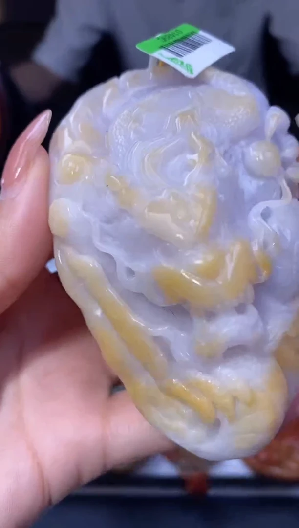 翡翠未镶嵌颈饰43112