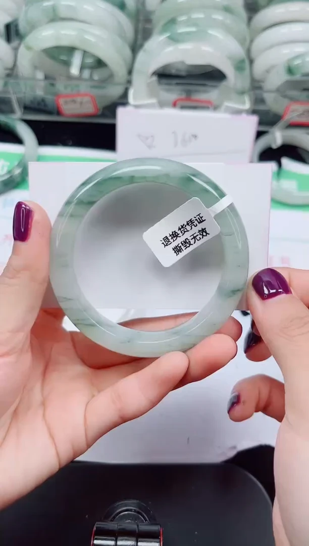 未镶嵌手镯石英质玉34-54/55