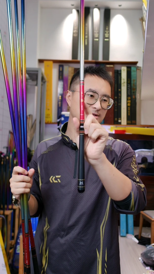 碳素3.6m【彩虹瑕疵】激强彩虹全涂轻量综合名刀鲫 3.6米