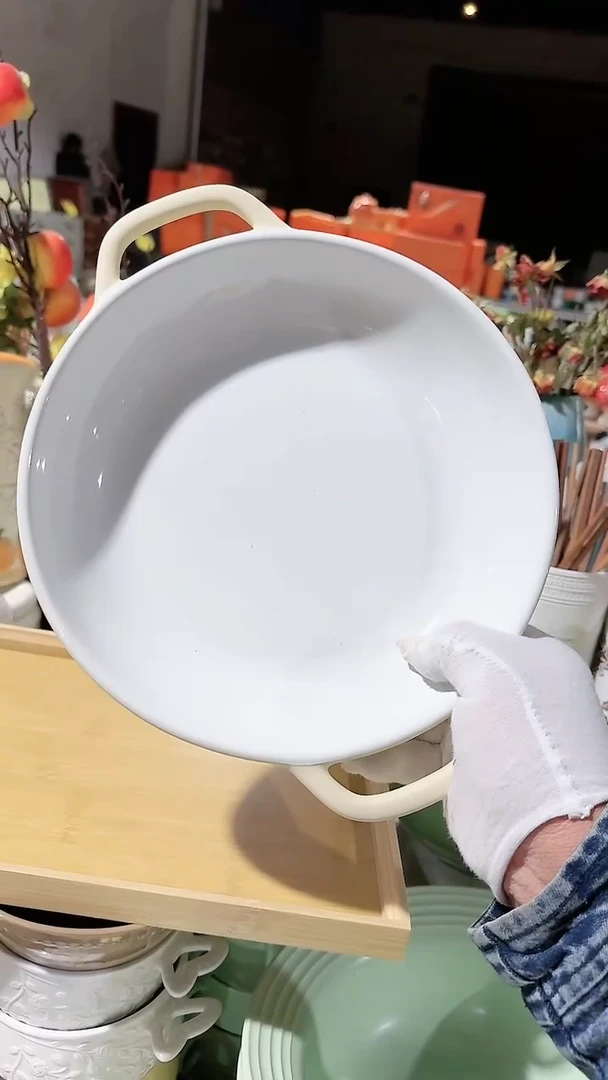 【闪购商品】瓷片双耳微瑕 凑满20元包邮