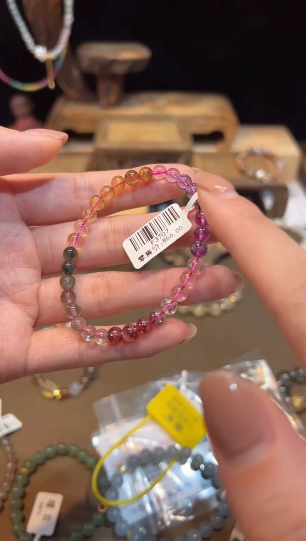 水晶手链未镶嵌手饰@@F3707