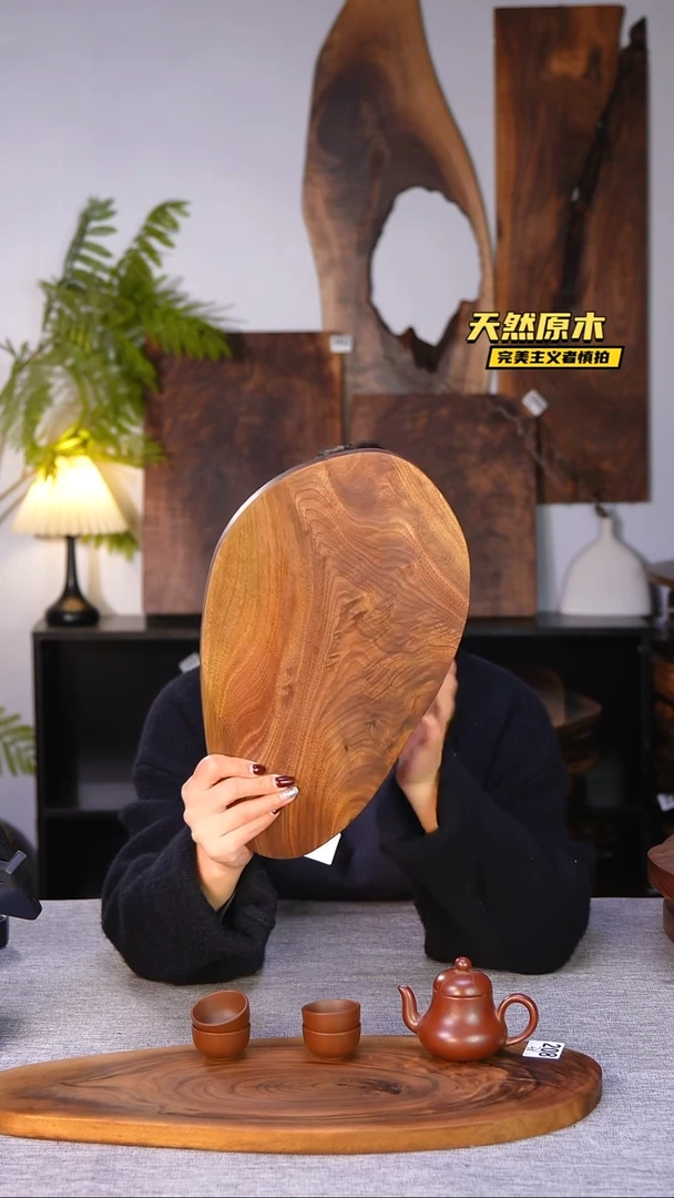 木北美黑胡桃原木.干裂疤结不属于商品质量问题完美主义者慎拍