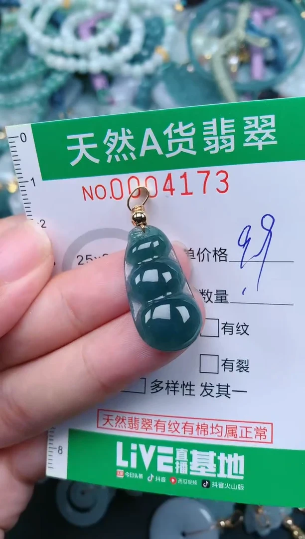 翡翠未镶嵌颈饰.0004173