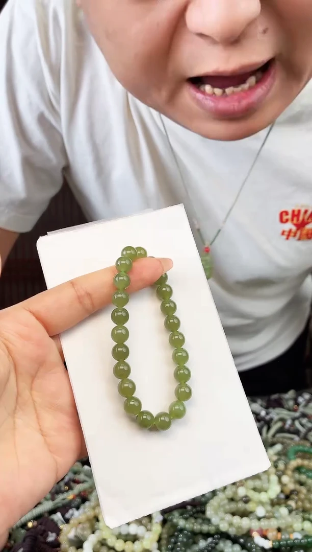 和田玉未镶嵌颈饰拍一发一