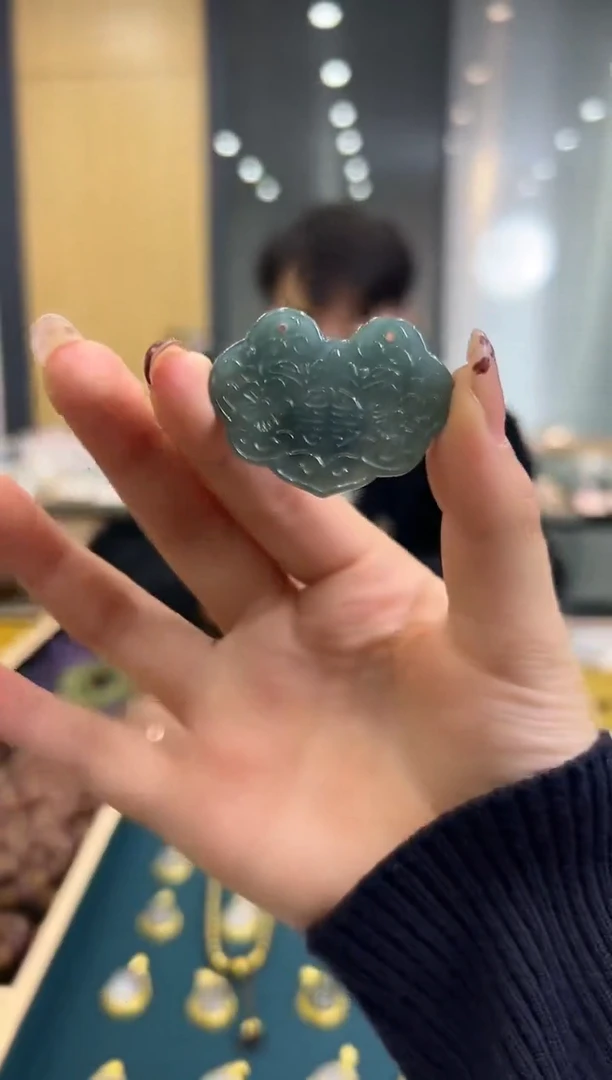 颈饰未镶嵌翡翠锁多样性发货-805121