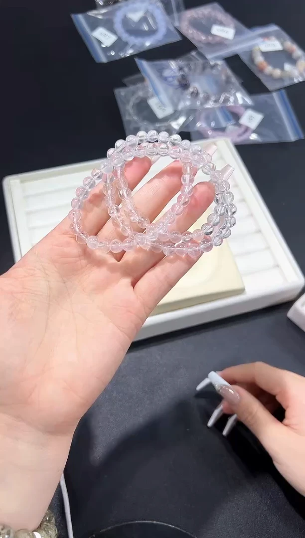 未镶嵌手串水晶1a多样性发其一【1条】默认微瑕