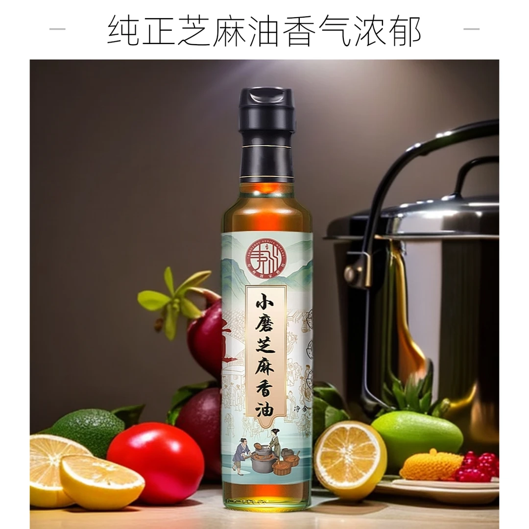 寿县特产郭记香油传统工艺压榨家用