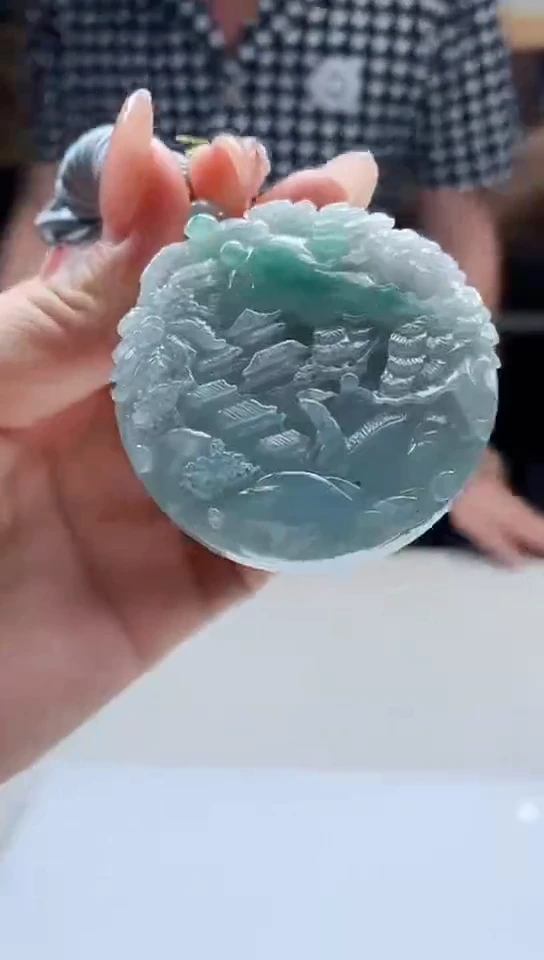 翡翠未镶嵌吊坠(不含链)多样性发其一 28