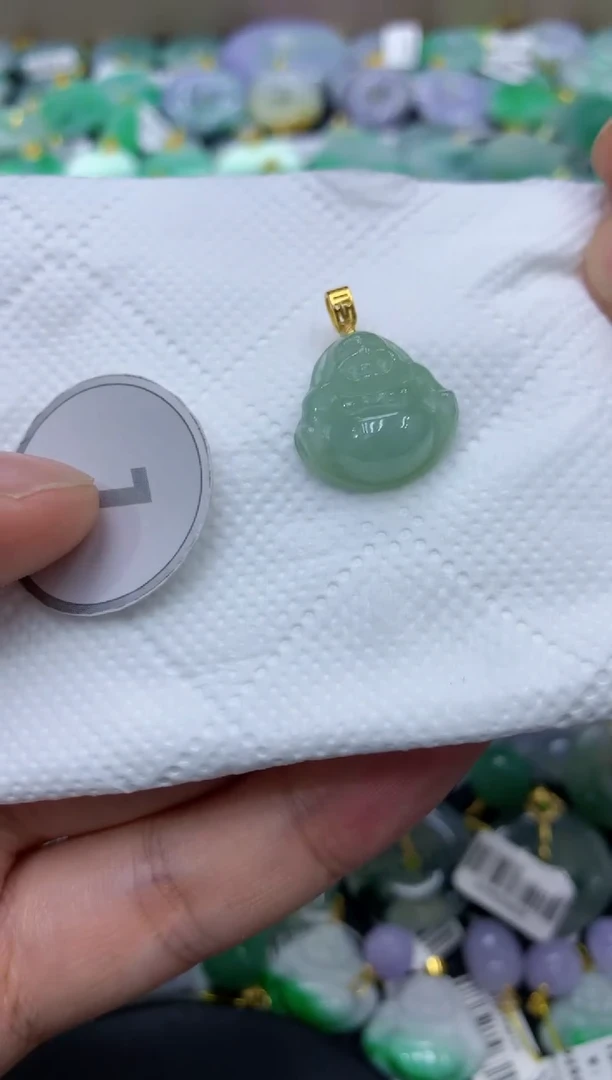 颈饰未镶嵌翡翠天然缅甸翡翠A货