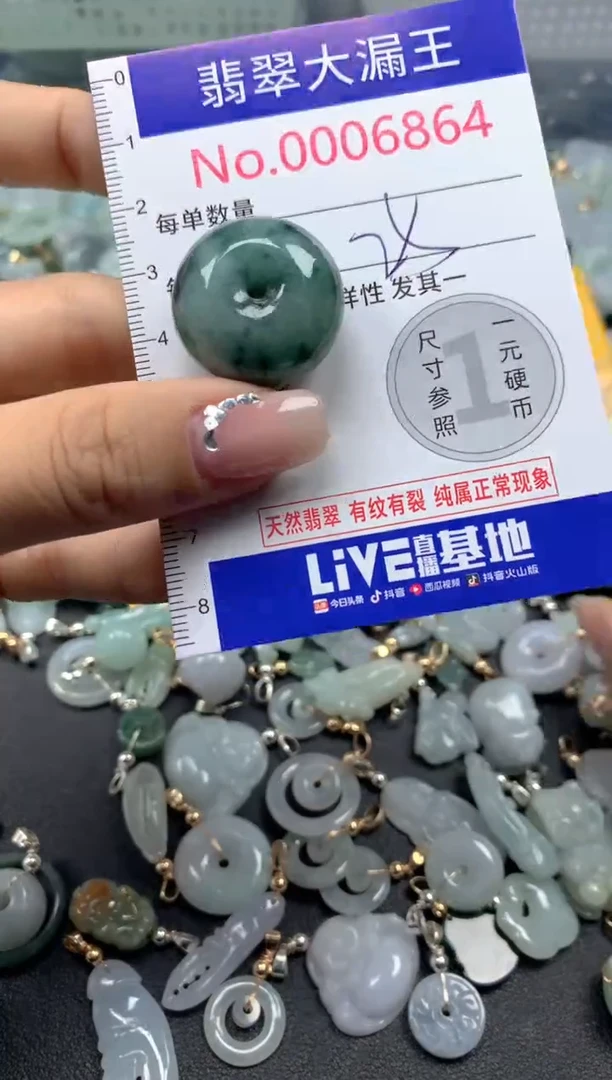 颈饰未镶嵌翡翠6864