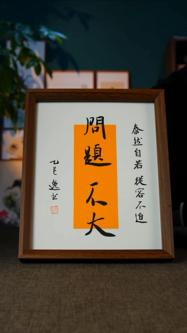 书法问题不大10寸