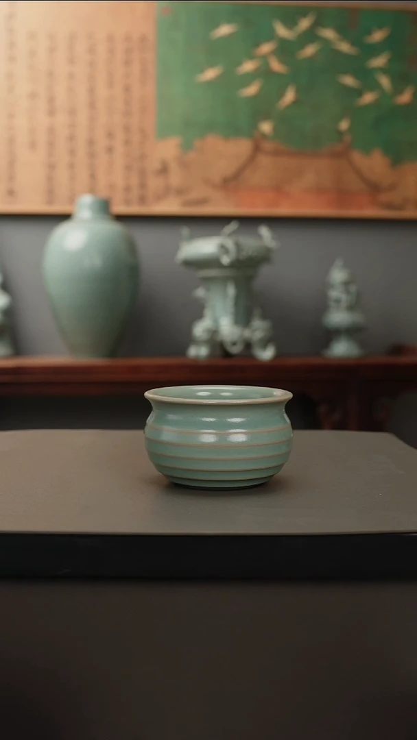 用****1原产地原矿   弦纹杯