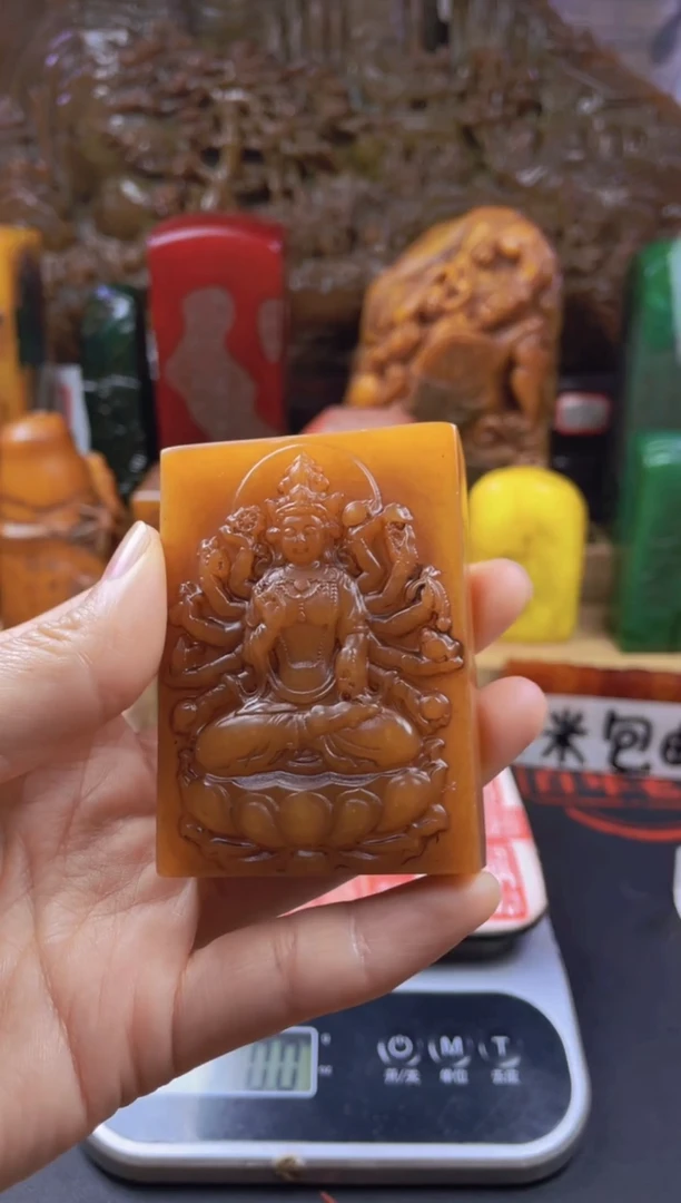 【闪购商品】寿山石印石田黄千手观音