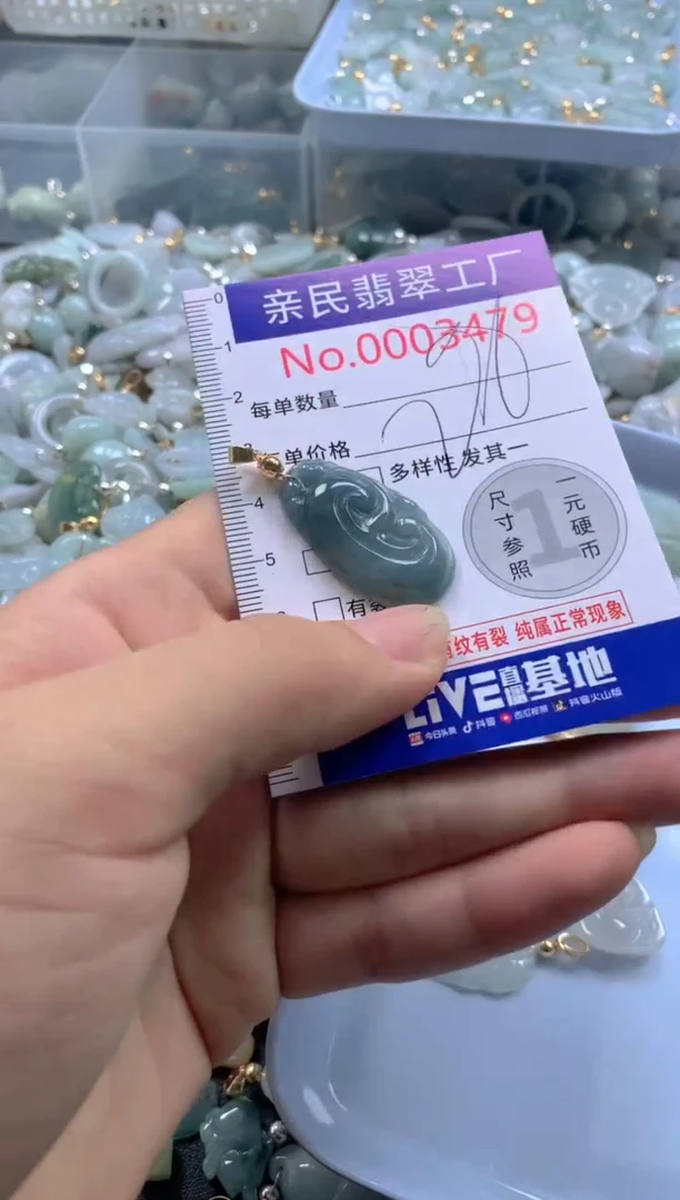 颈饰未镶嵌翡翠3479