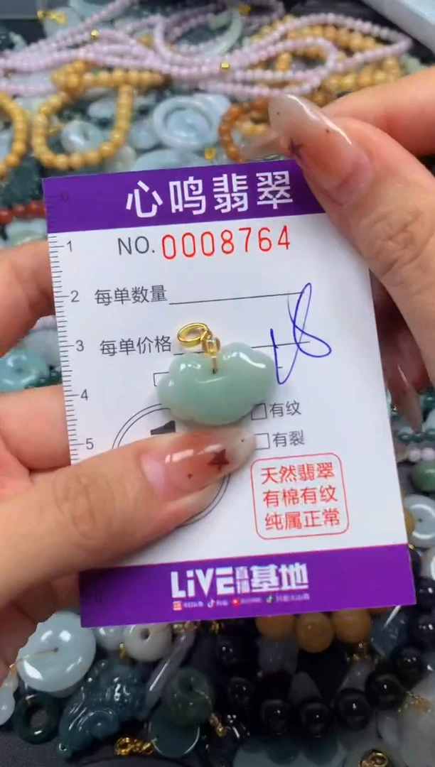 翡翠未镶嵌颈饰闪购008764