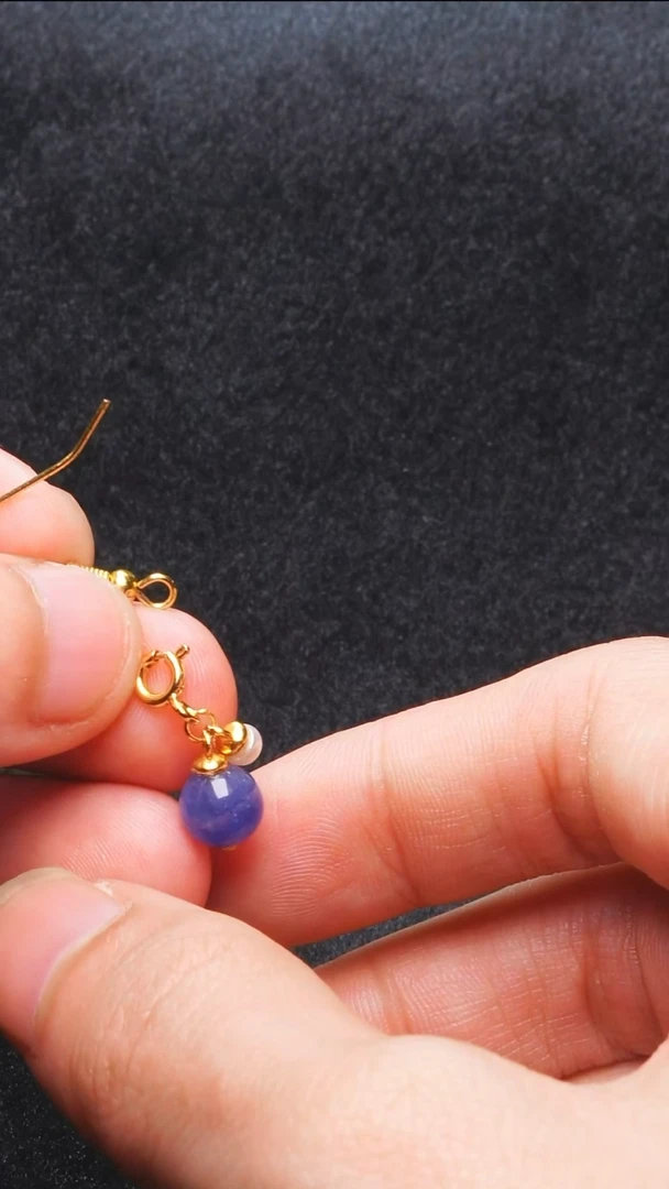 银S925镶嵌L005坦桑石滴流/个坦桑石多样性发其一