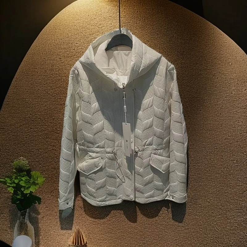 一生水大码女装外套休闲时尚6657帽衫