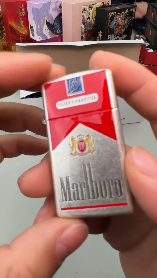 铜纤巧万宝路软红-仿古银（带编号）