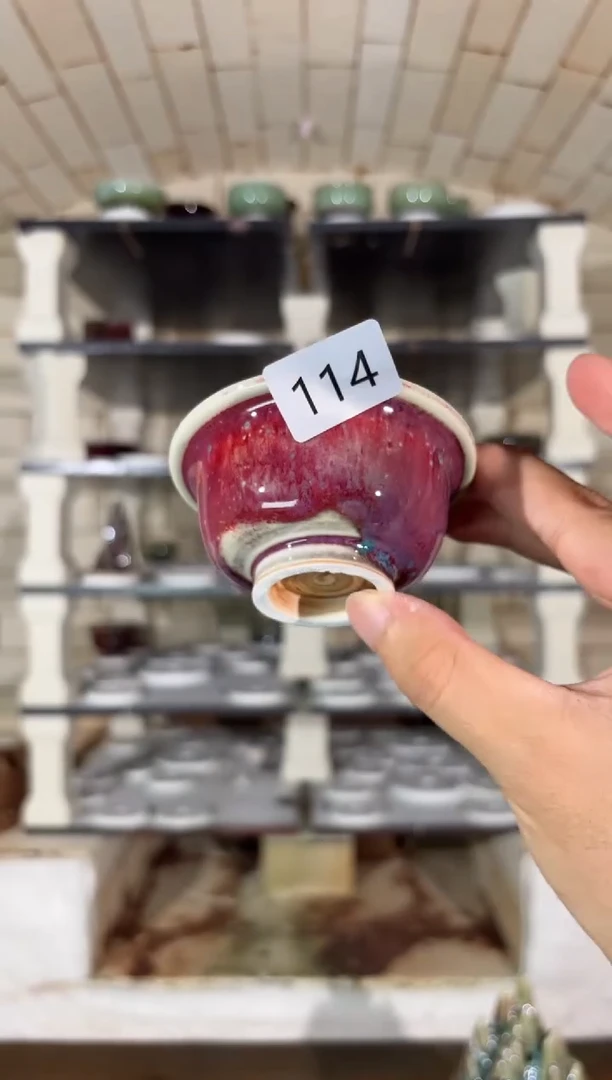 摆件精品窑变钧瓷茶器
