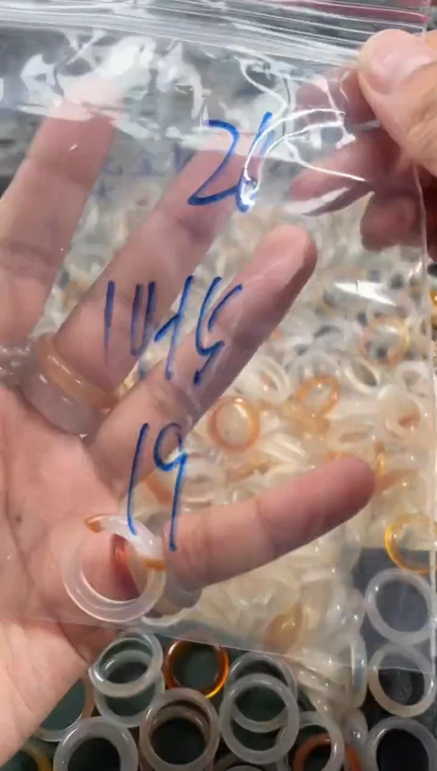 玛瑙/玉髓戒圈未镶嵌26